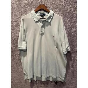 Polo Ralph Lauren Men's 2XL Big Polo Shirt Pony Mint Green Short Sleeve XXL